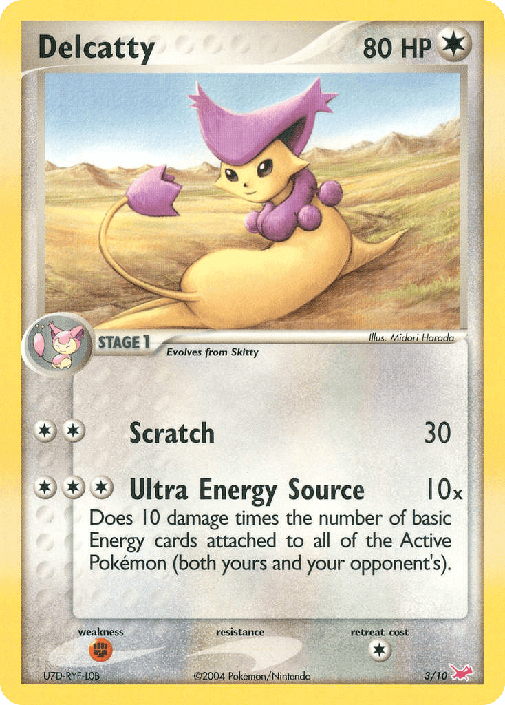 Delcatty Pokémon card