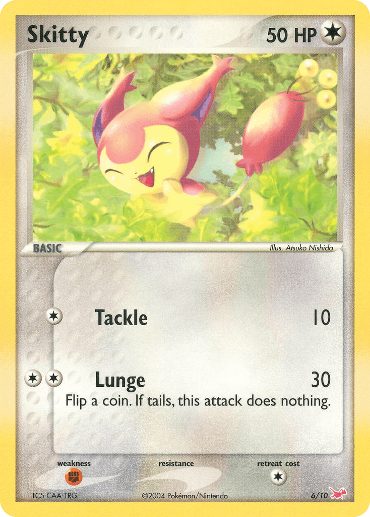 Skitty Pokémon card