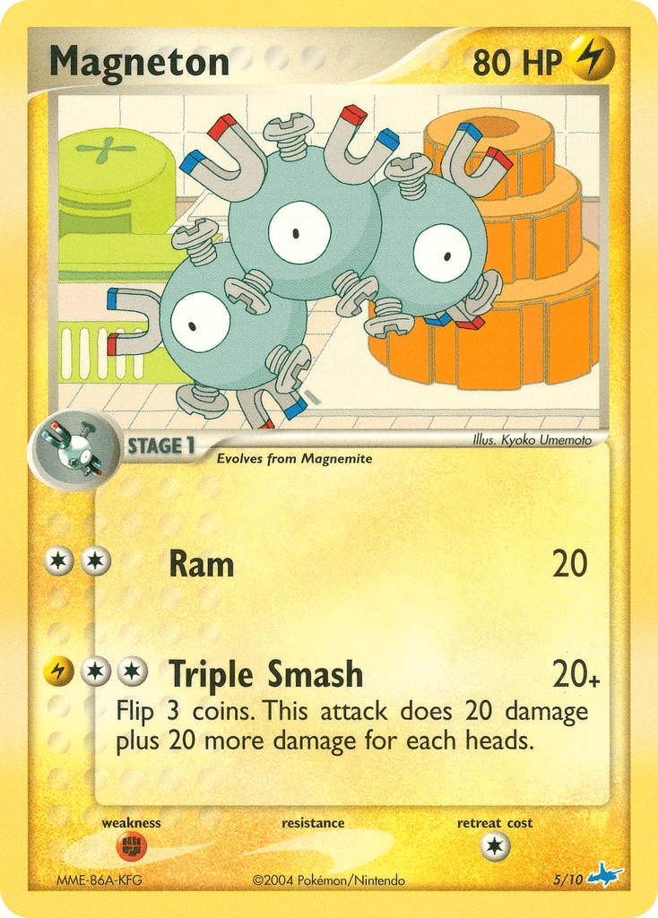 Magneton Pokémon card