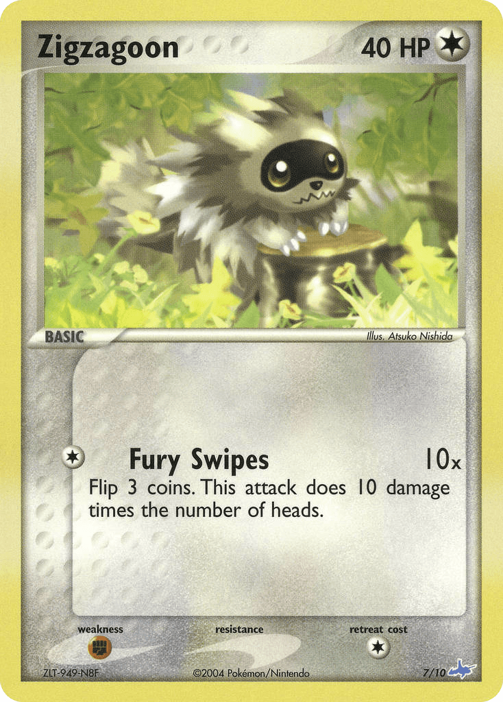 Zigzagoon Pokémon card
