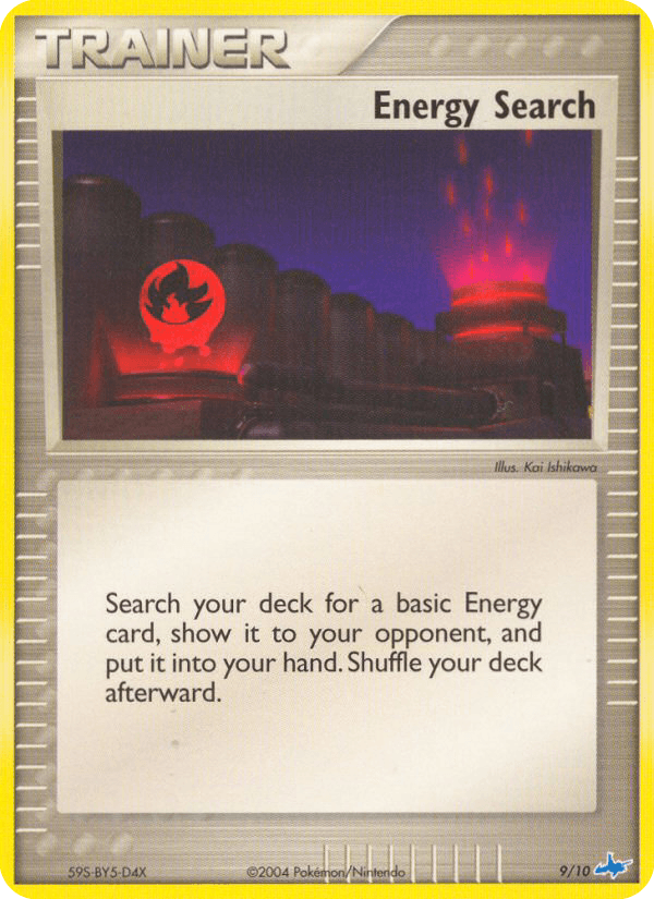Energy Search Pokémon card