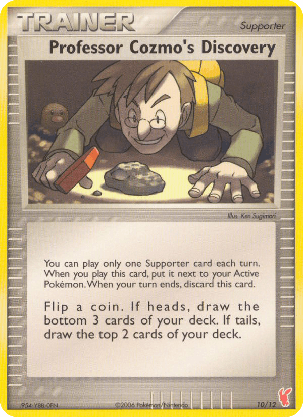 Professor Cozmo's Discovery Pokémon card