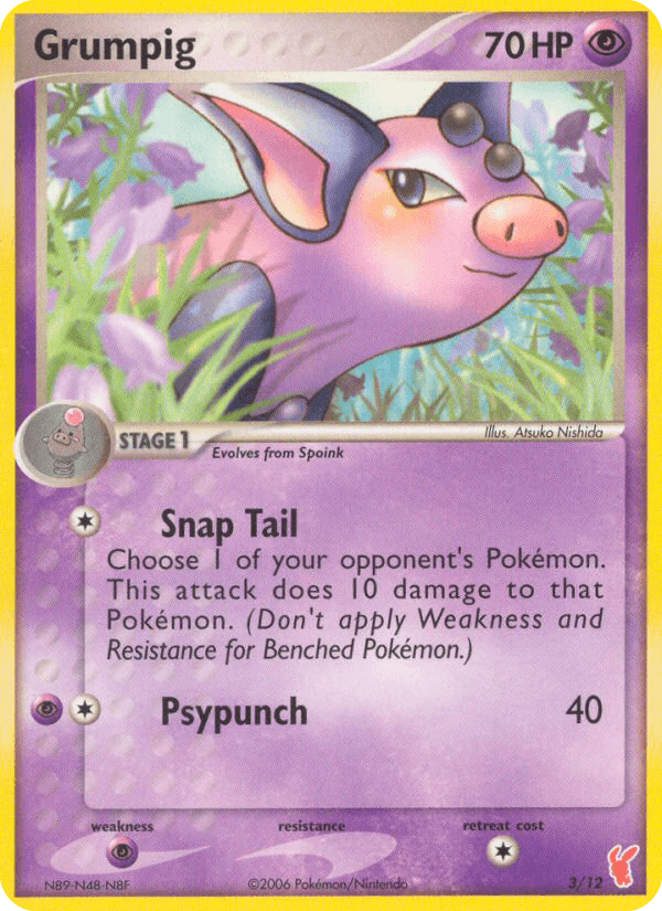 Grumpig Pokémon card
