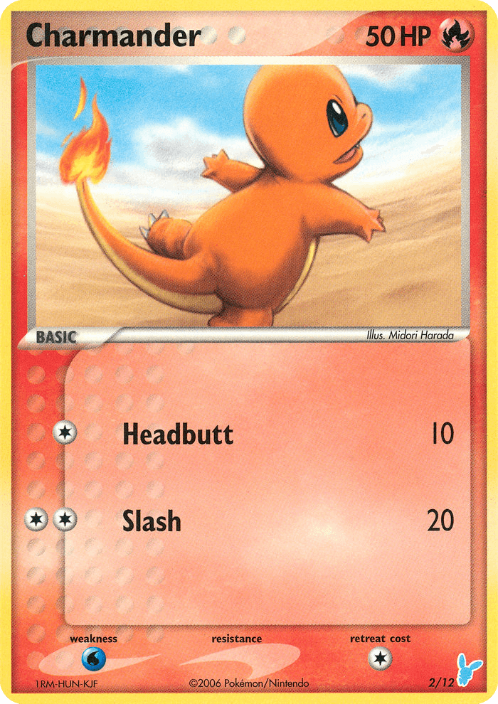Charmander Pokémon card