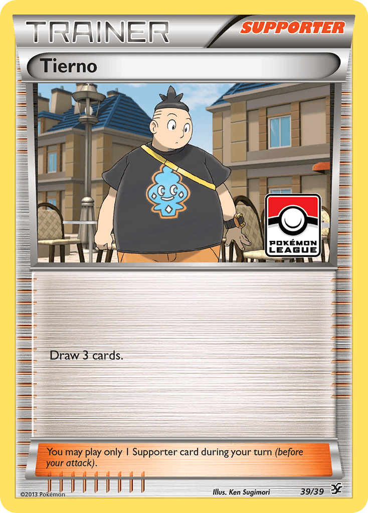 Tierno Pokémon card
