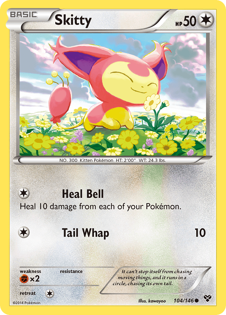 Skitty Pokémon card