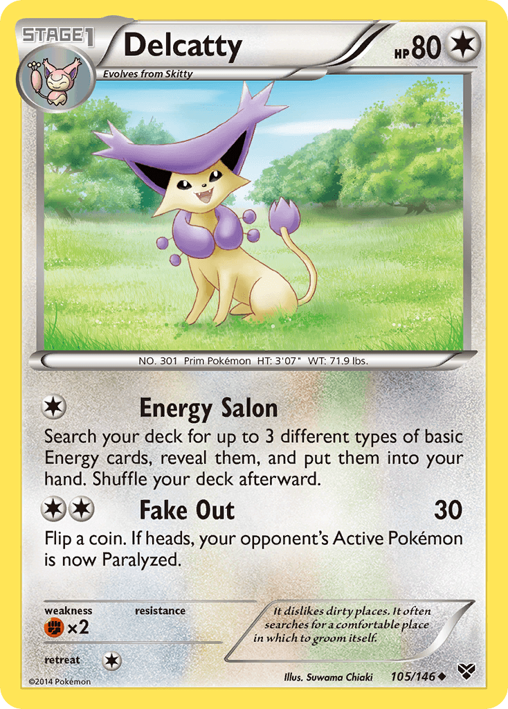 Delcatty Pokémon card