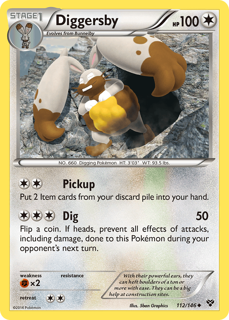 Diggersby Pokémon card