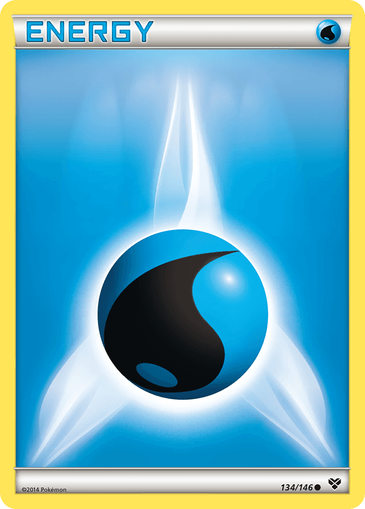 Water Energy Pokémon card
