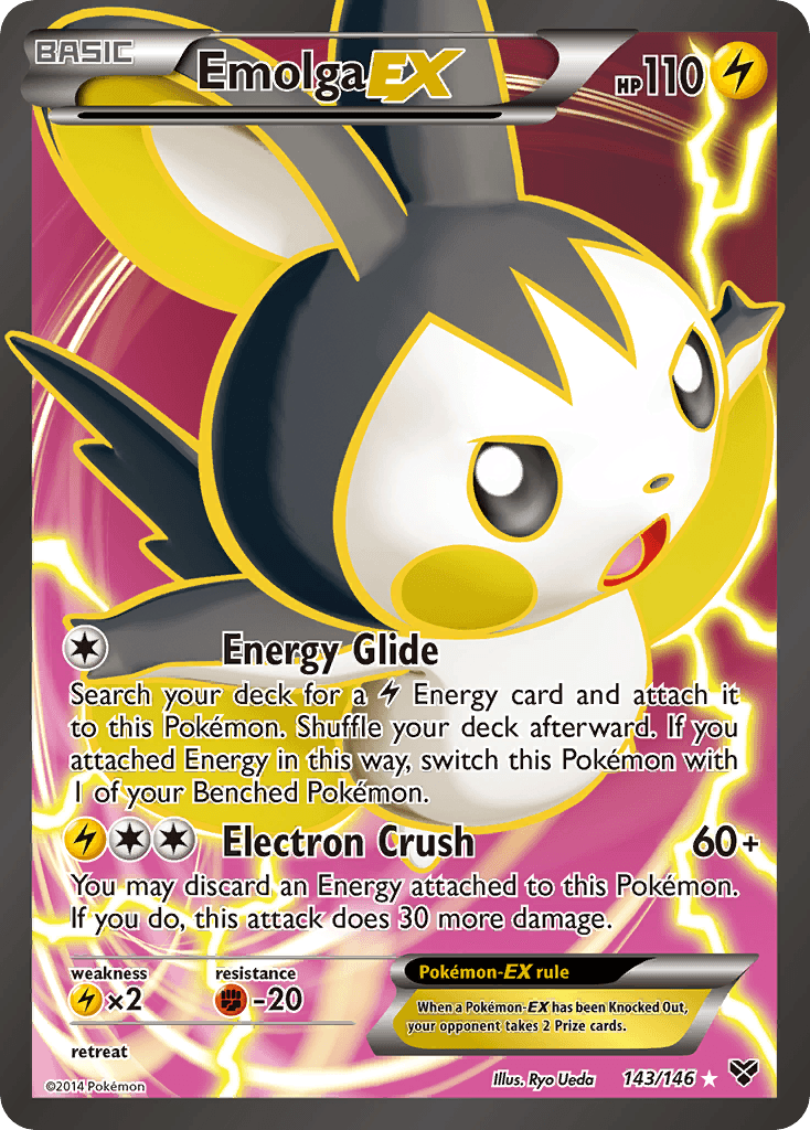 Emolga-EX Pokémon card