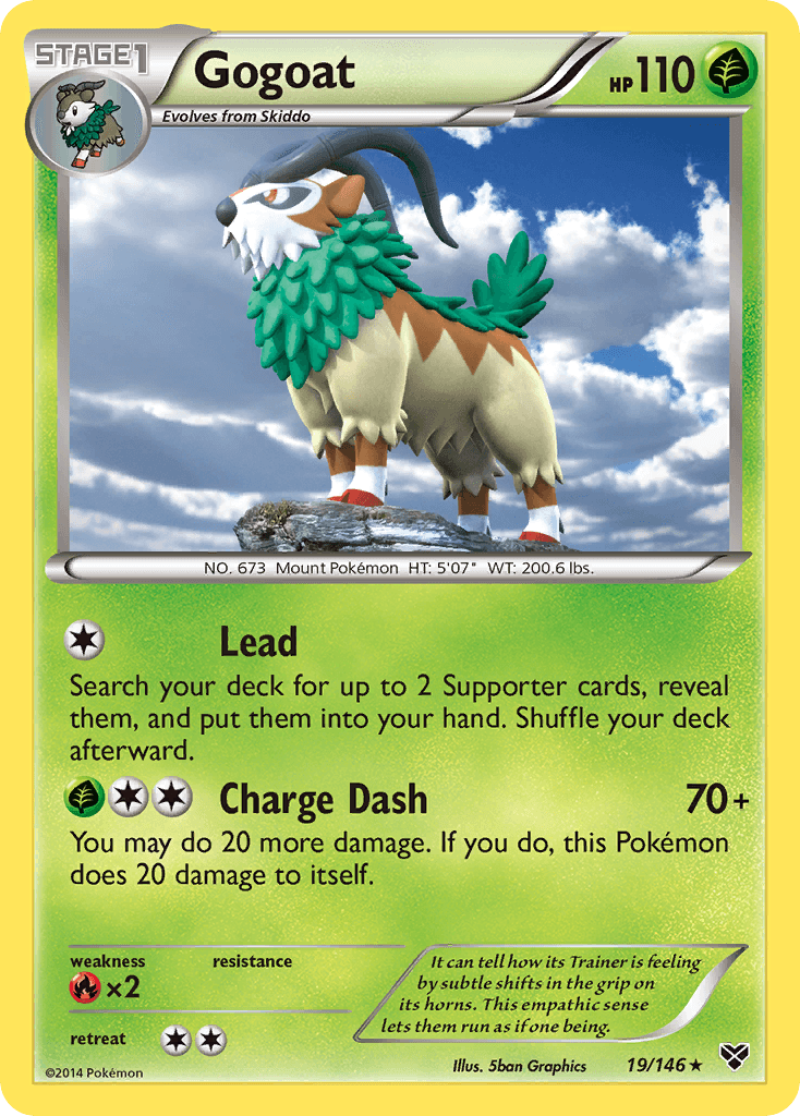 Gogoat Pokémon card