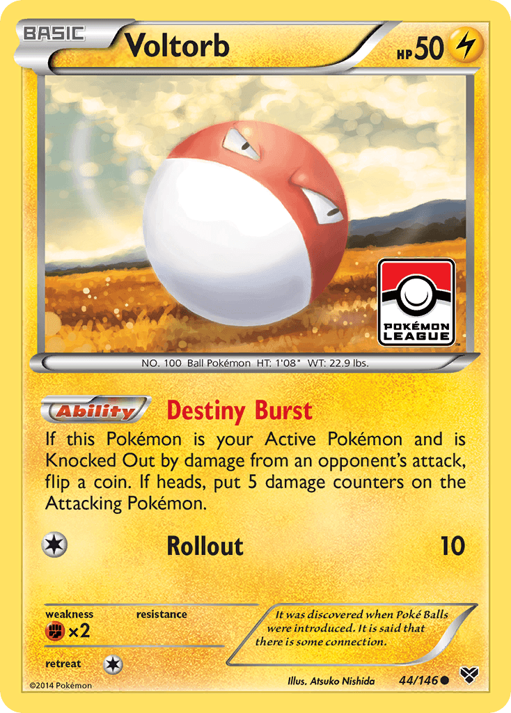 Voltorb Pokémon card