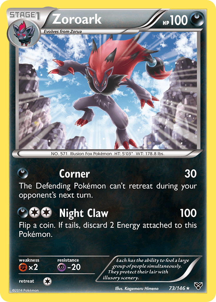 Zoroark Pokémon card