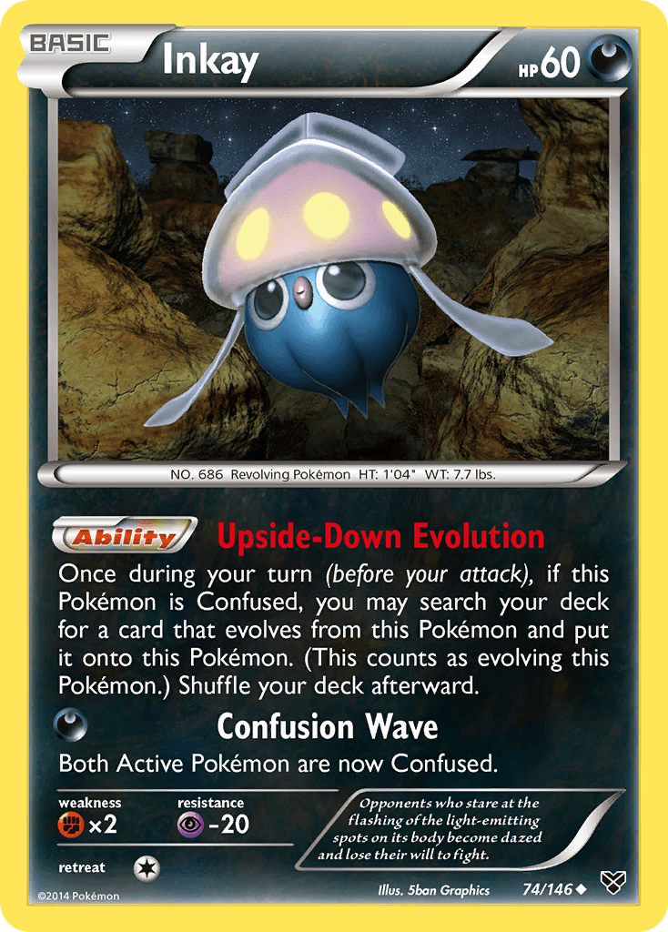 Inkay Pokémon card