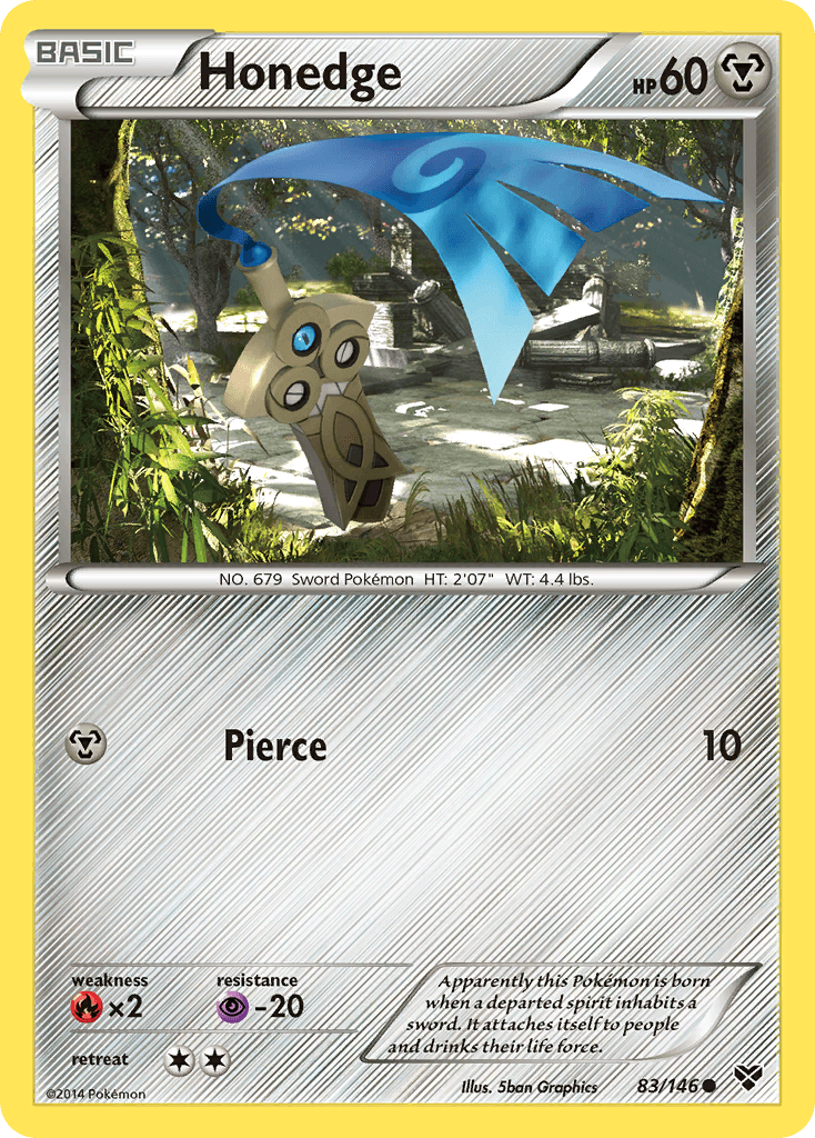 Honedge Pokémon card