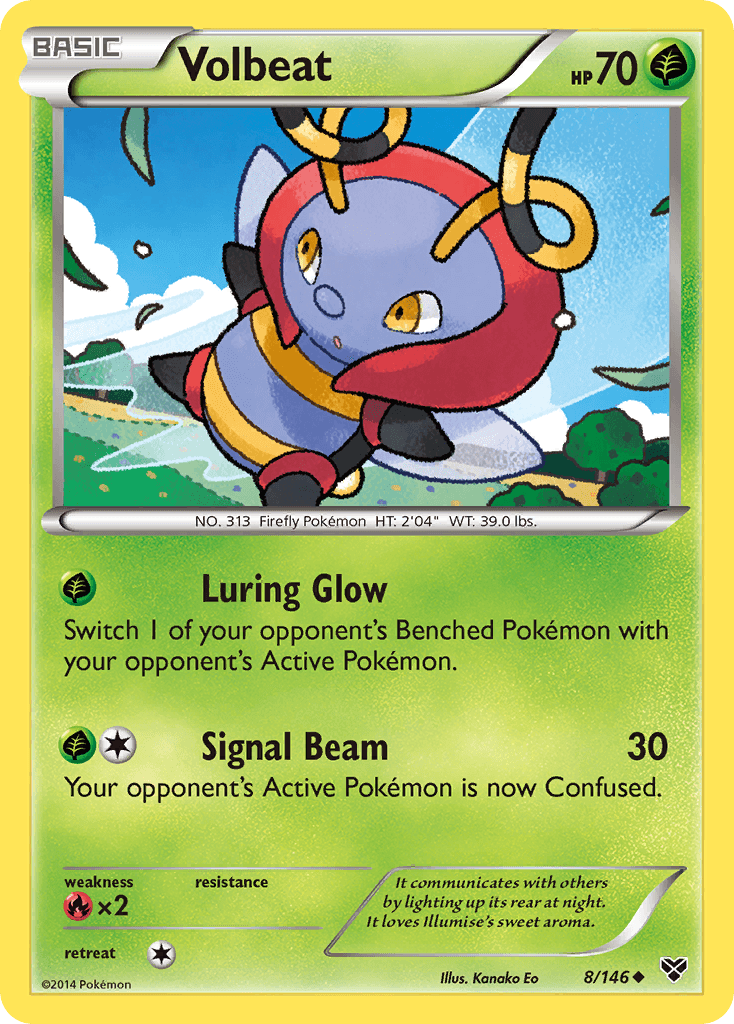 Volbeat Pokémon card