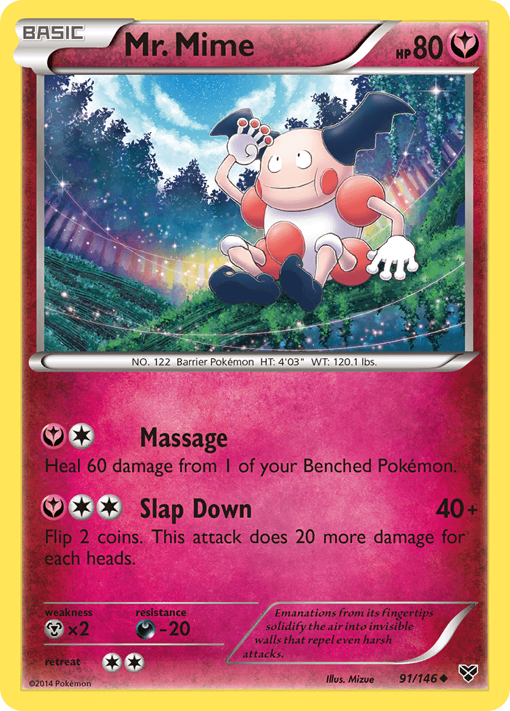 Mr. Mime Pokémon card