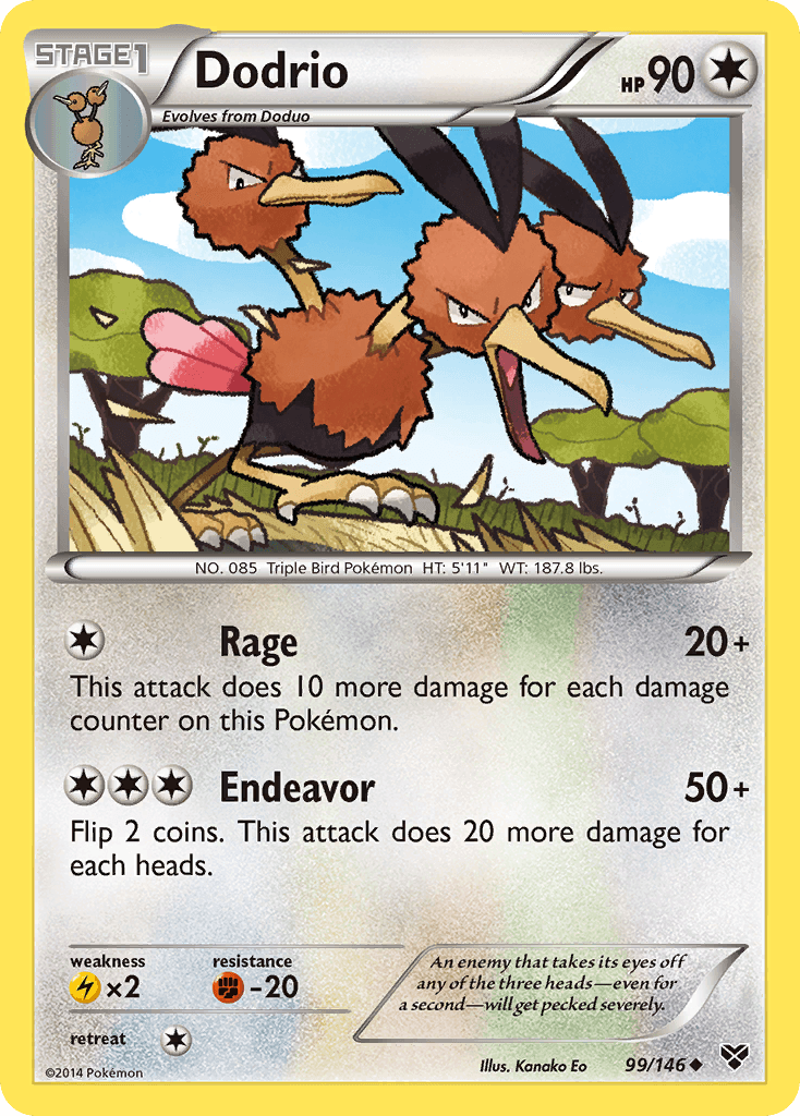 Dodrio Pokémon card