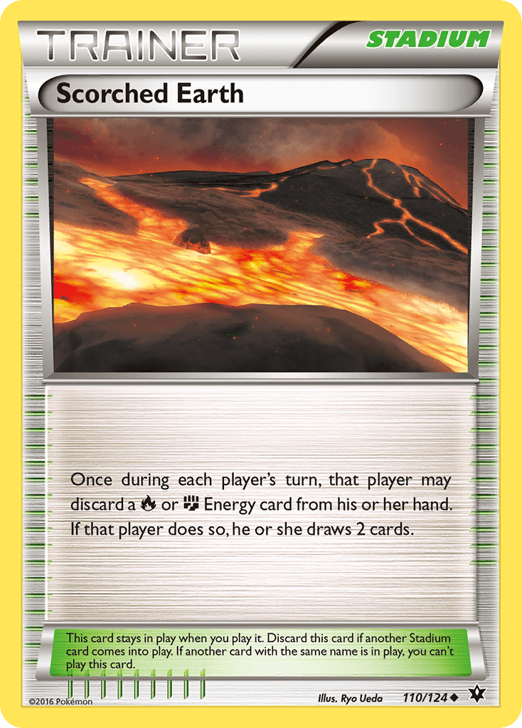 Scorched Earth Pokémon card