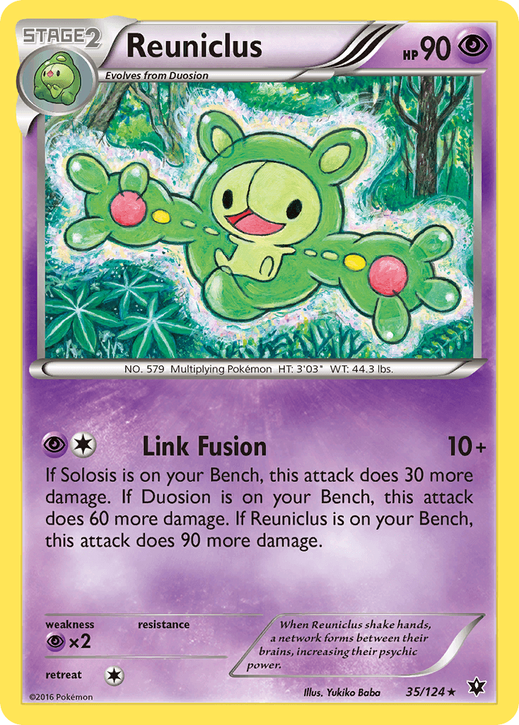 Reuniclus Pokémon card