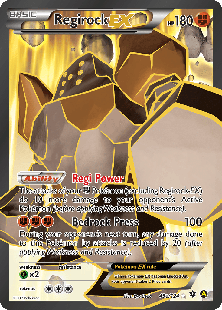 Regirock-EX Pokémon card