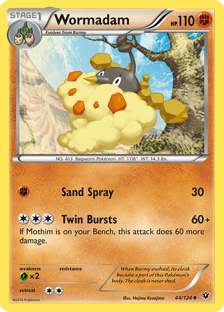 Wormadam Pokémon card
