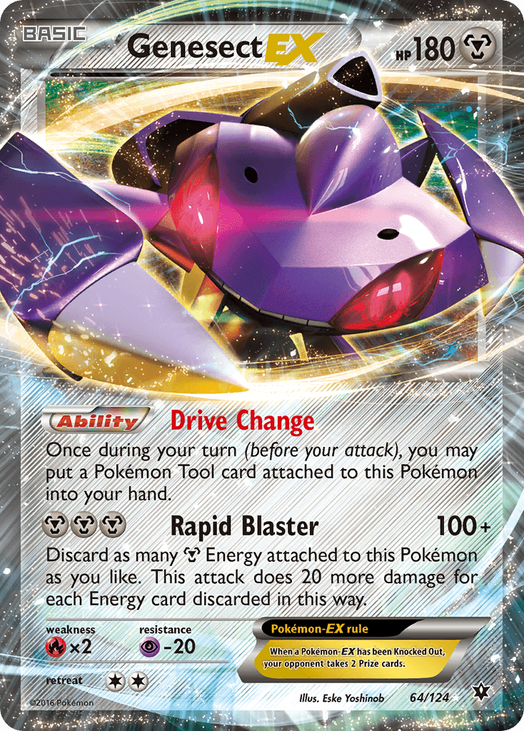 Genesect-EX Pokémon card