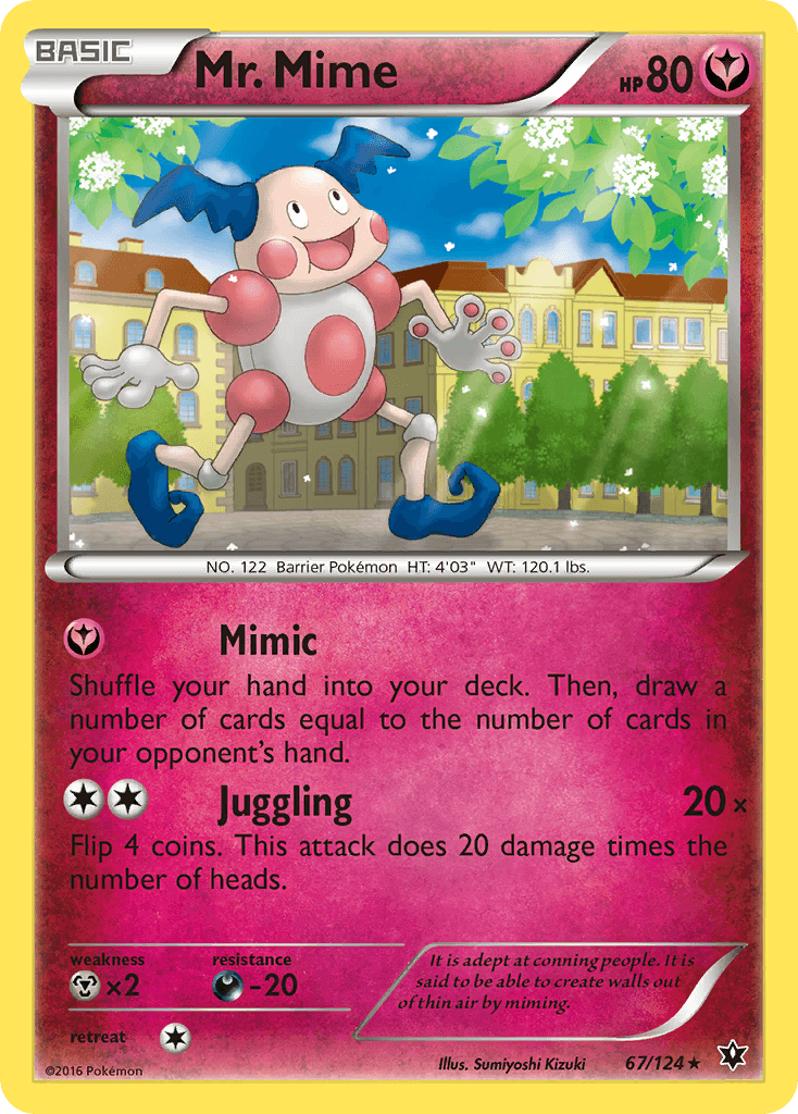 Mr. Mime Pokémon card