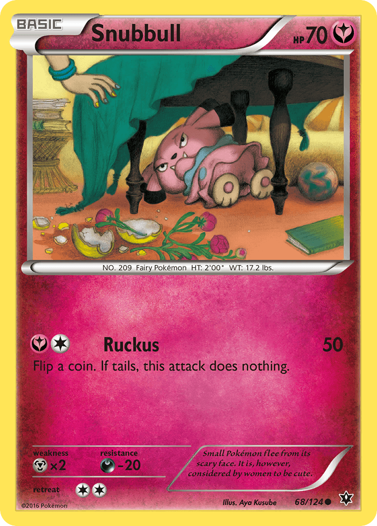 Snubbull Pokémon card
