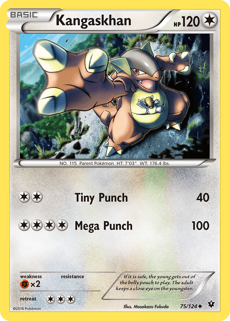 Kangaskhan Pokémon card