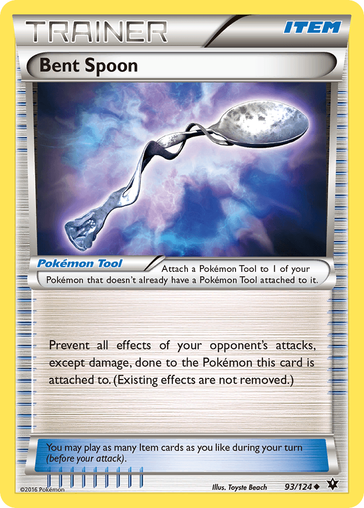 Bent Spoon Pokémon card