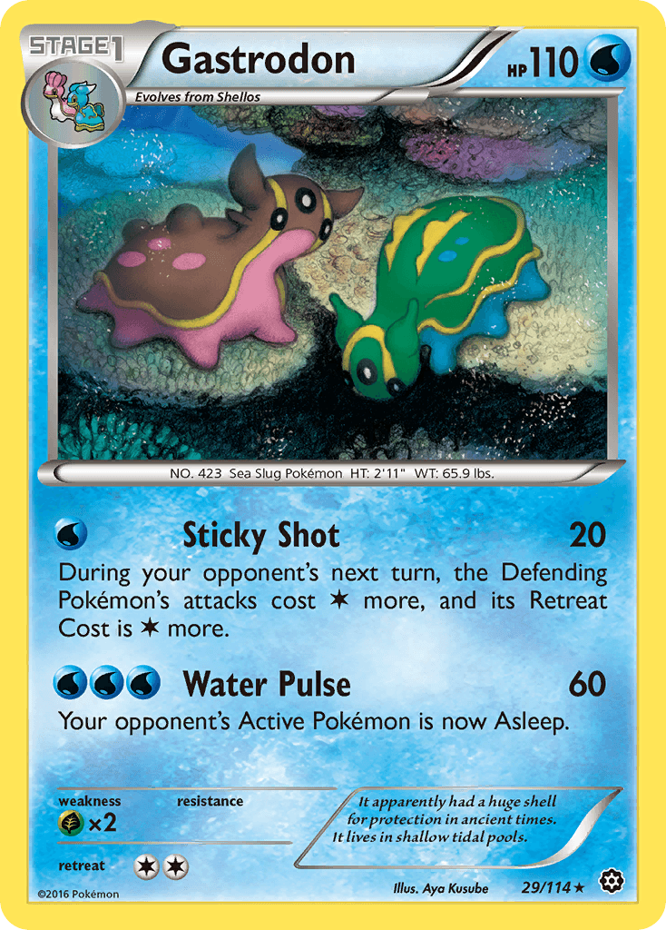Gastrodon Pokémon card