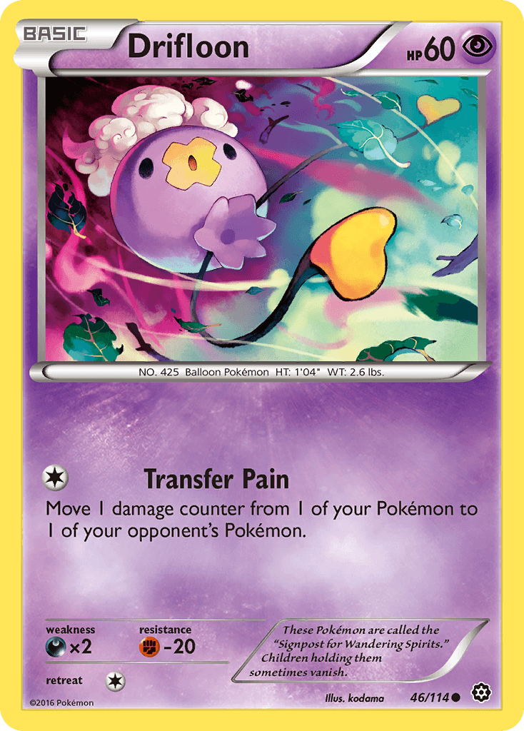 Drifloon Pokémon card