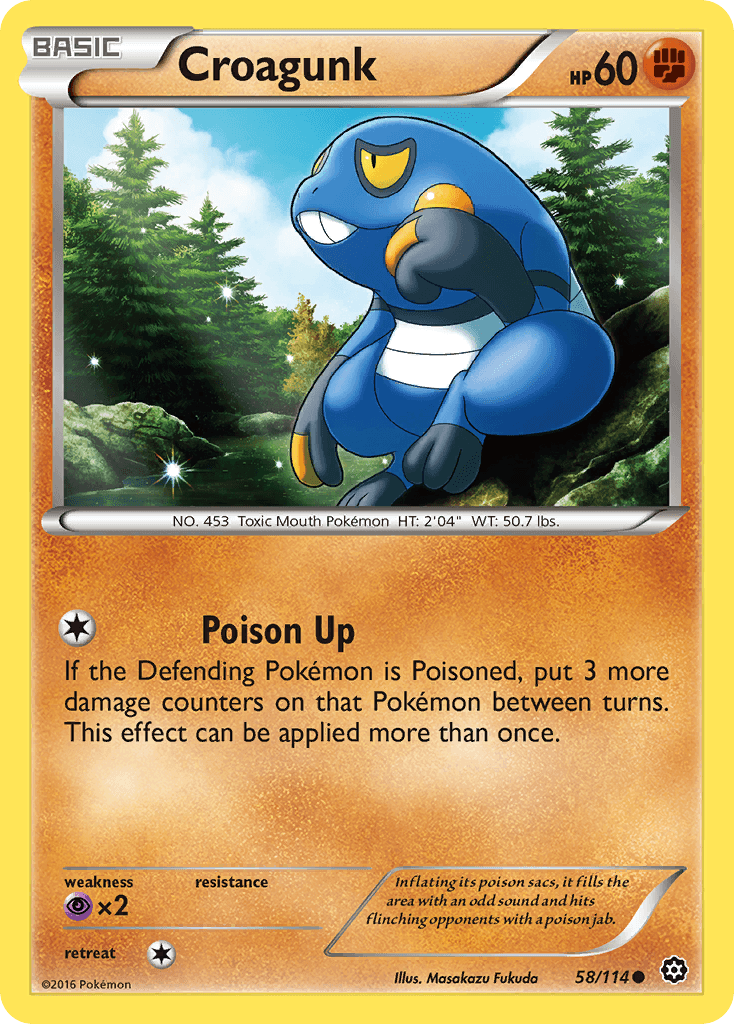 Croagunk Pokémon card
