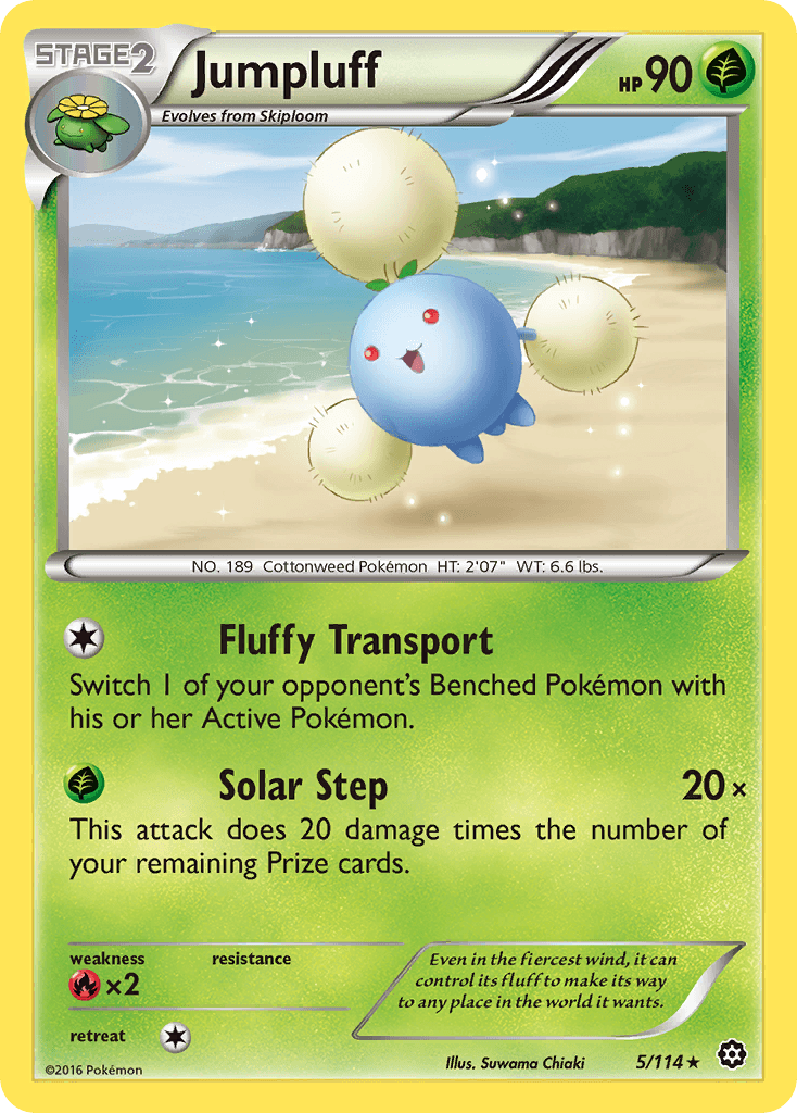 Jumpluff Pokémon card