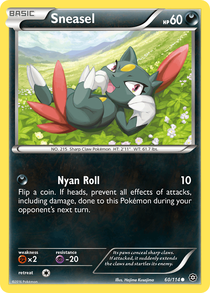 Sneasel Pokémon card