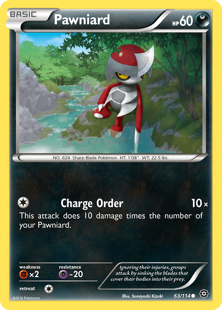 Pawniard Pokémon card