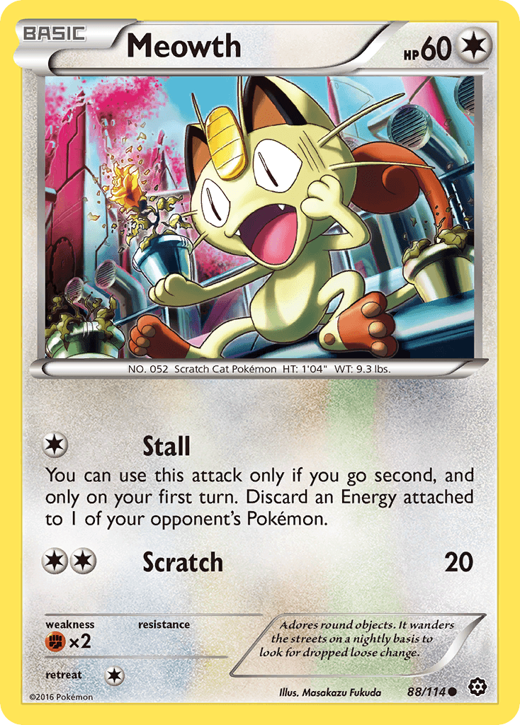 Meowth Pokémon card