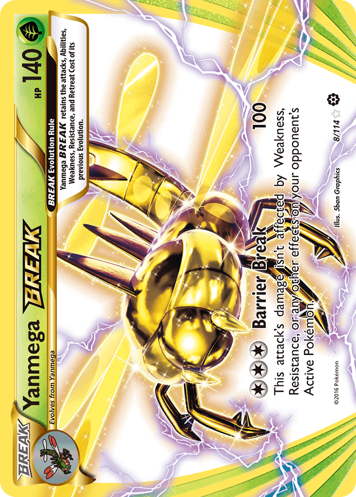 Yanmega BREAK — Rare BREAK