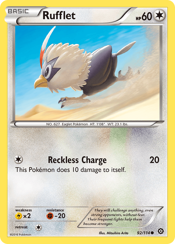 Rufflet Pokémon card