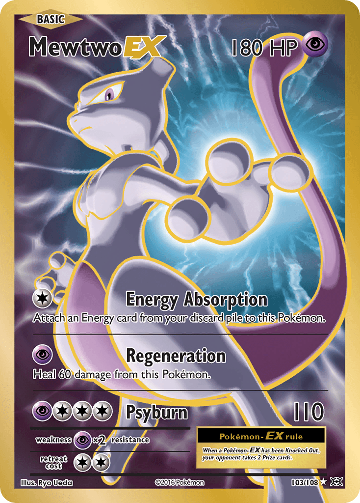 Mewtwo-EX from Evolutions