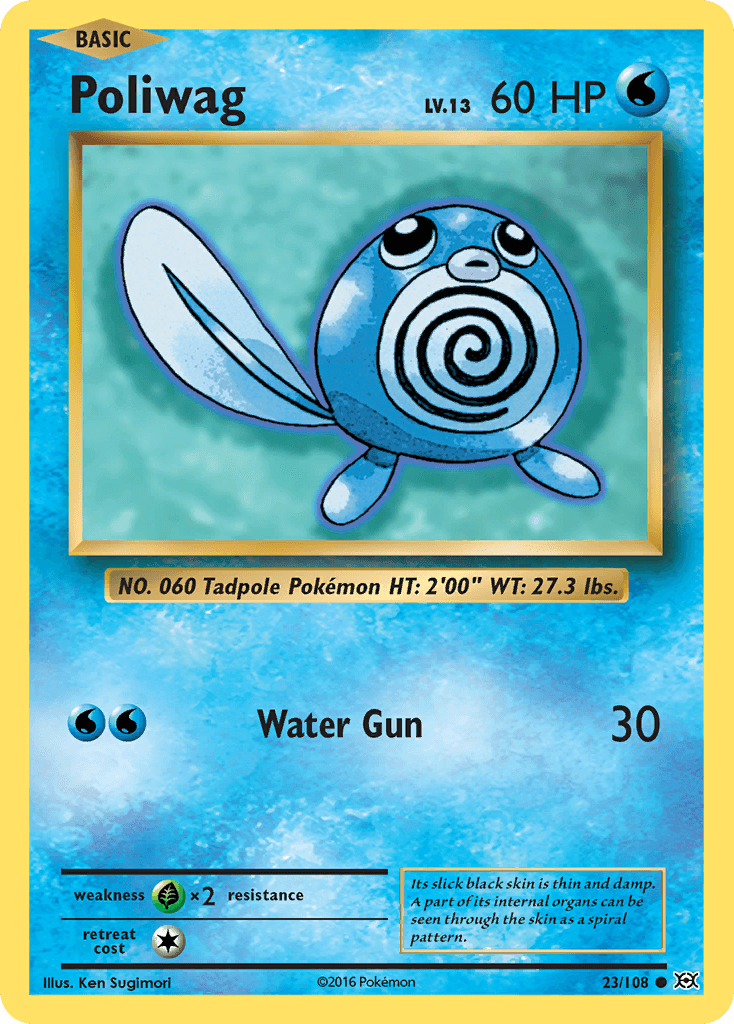 Poliwag Pokémon card