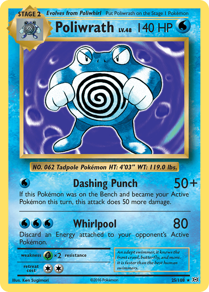 Poliwrath Pokémon card
