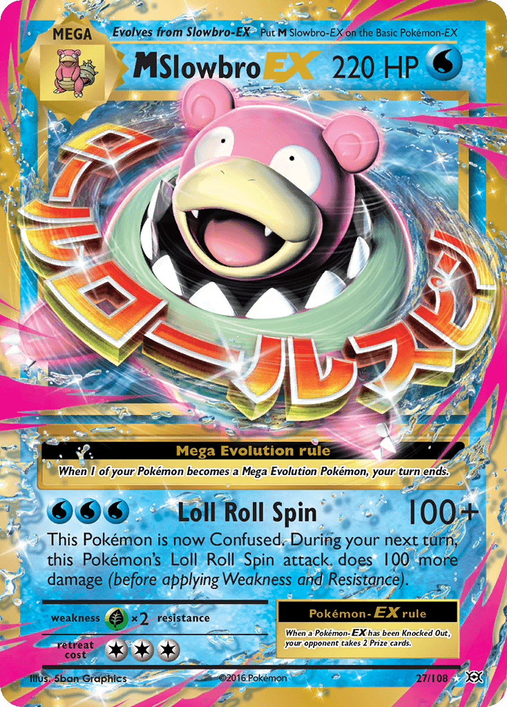 M Slowbro-EX Pokémon card