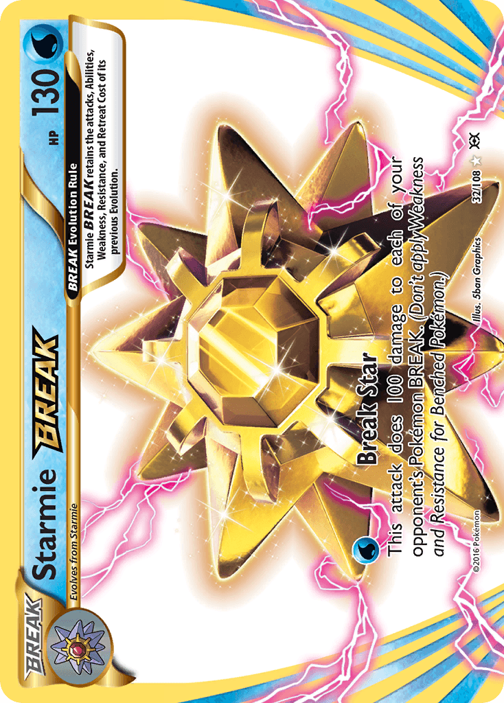 Starmie BREAK — Rare BREAK