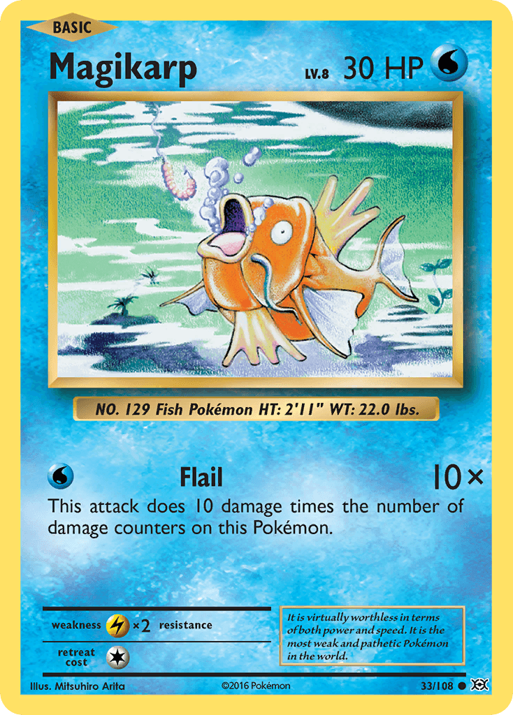 Magikarp Pokémon card