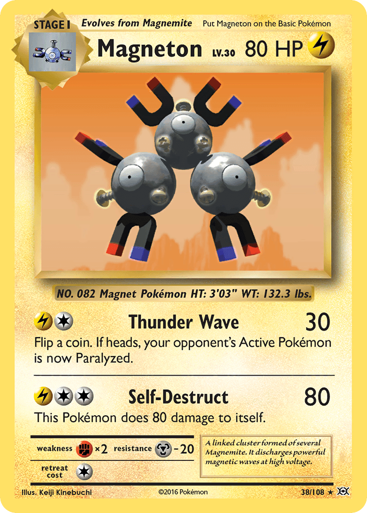 Magneton Pokémon card