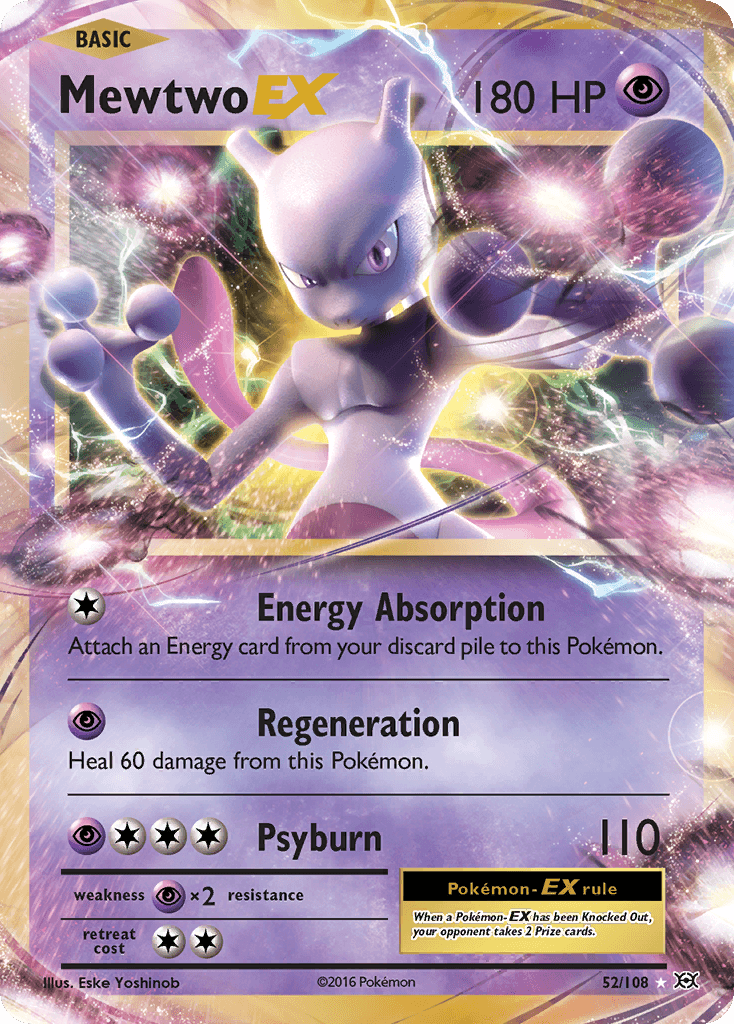 Mewtwo-EX from Evolutions
