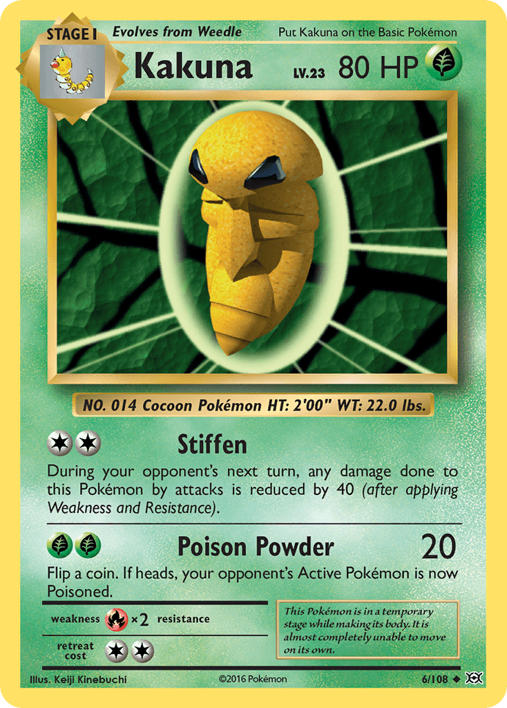 Kakuna Pokémon card