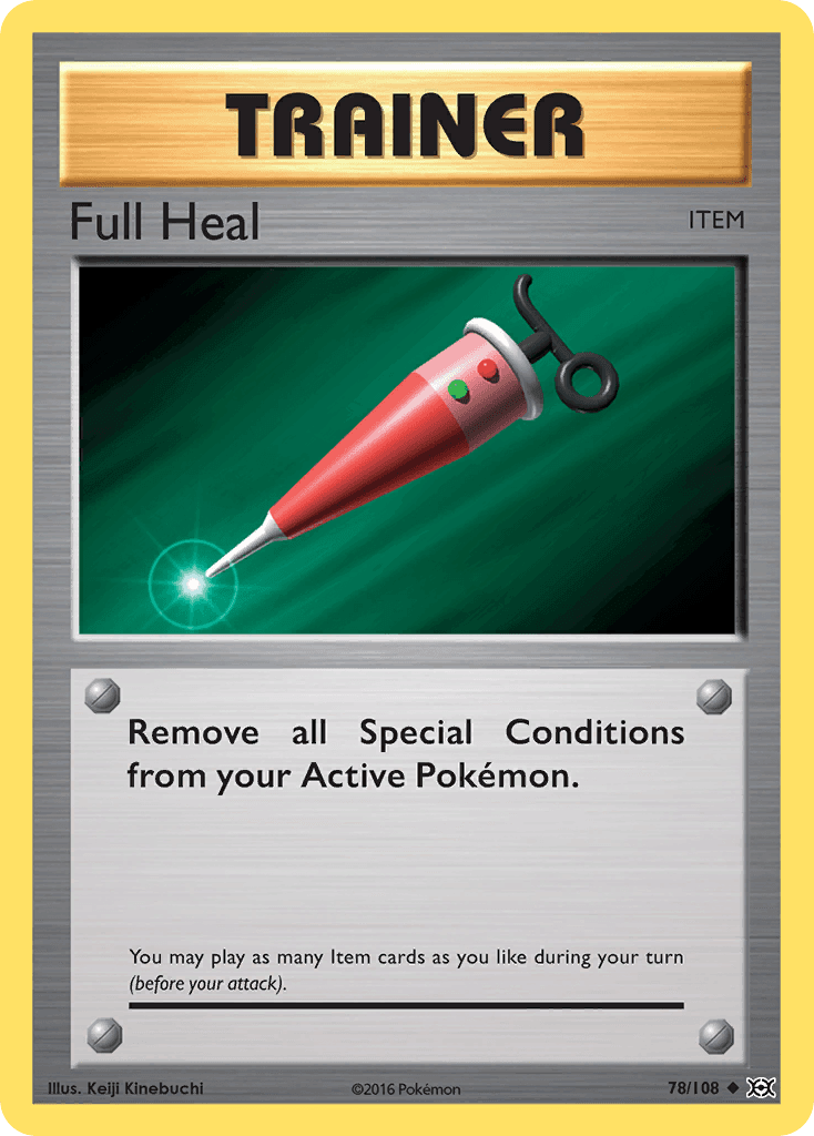 Full Heal Pokémon card